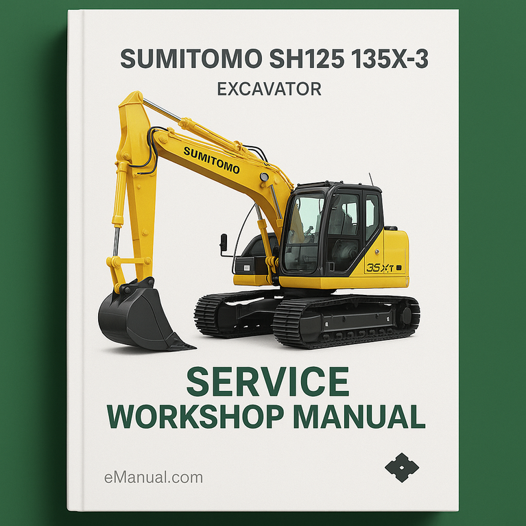 SUMITOMO SH125 135X-3 Service Workshop Manual