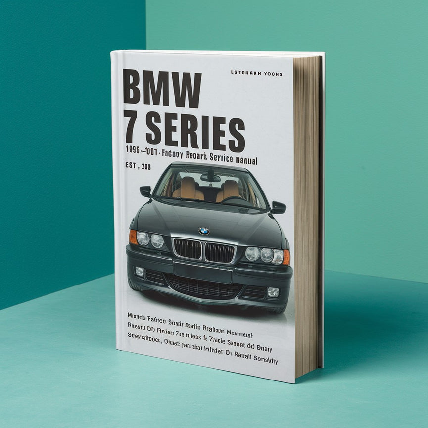 BMW 7 Series 1995-2001 E38 Factory Service Repair Manual