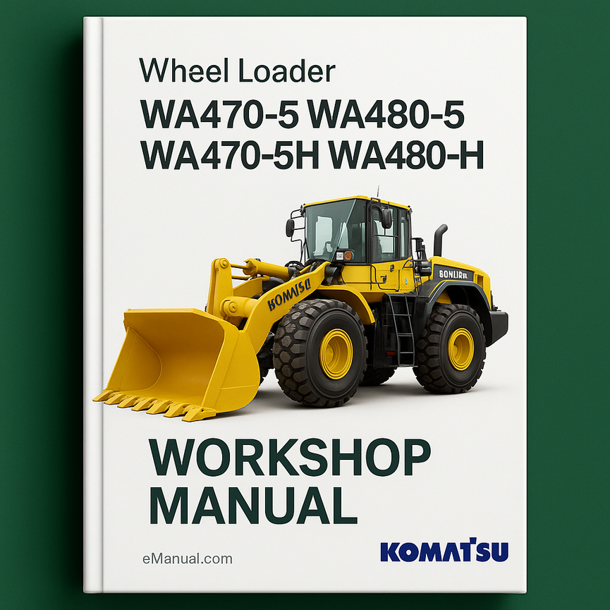 Download Komatsu WA470-5 WA480-5 wa470-5H wa480-5h Wheel Loader Service Repair Workshop Manual PDF