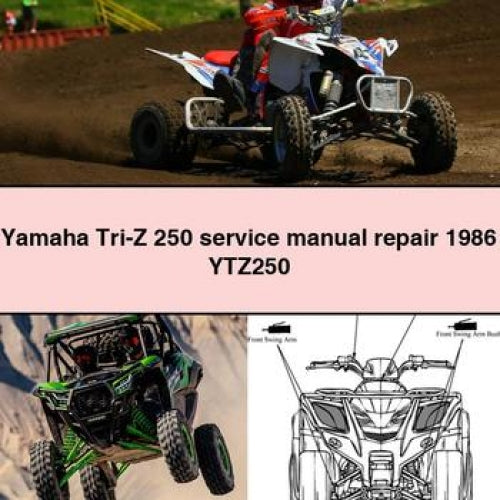 Yamaha Tri-Z 250 Service Manual Repair 1986 YTZ250 PDF Download