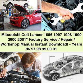 Mitsubishi Colt Lancer 1996 1997 1998 1999 2000 2001* Werkswartungs-/Reparatur-/Werkstatthandbuch zum Download - Baujahre 96 97 98 99 00 01 PDF