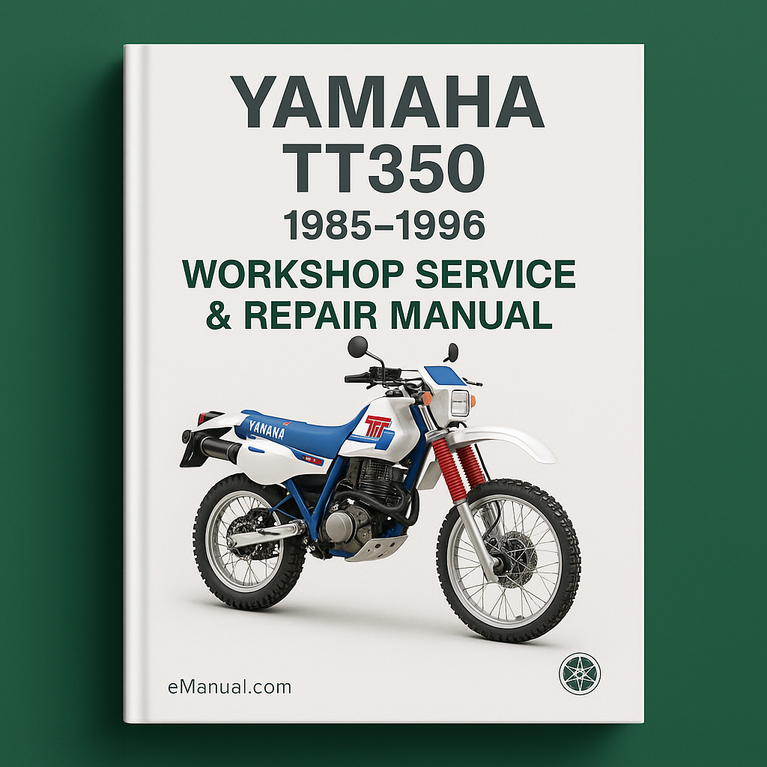 Yamaha TT350 1985-1996 Workshop Service Repair Manual