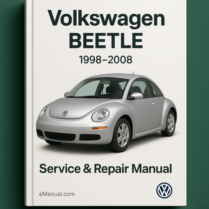Volkswagn BEETLE Service Repair Manual 1998-2008