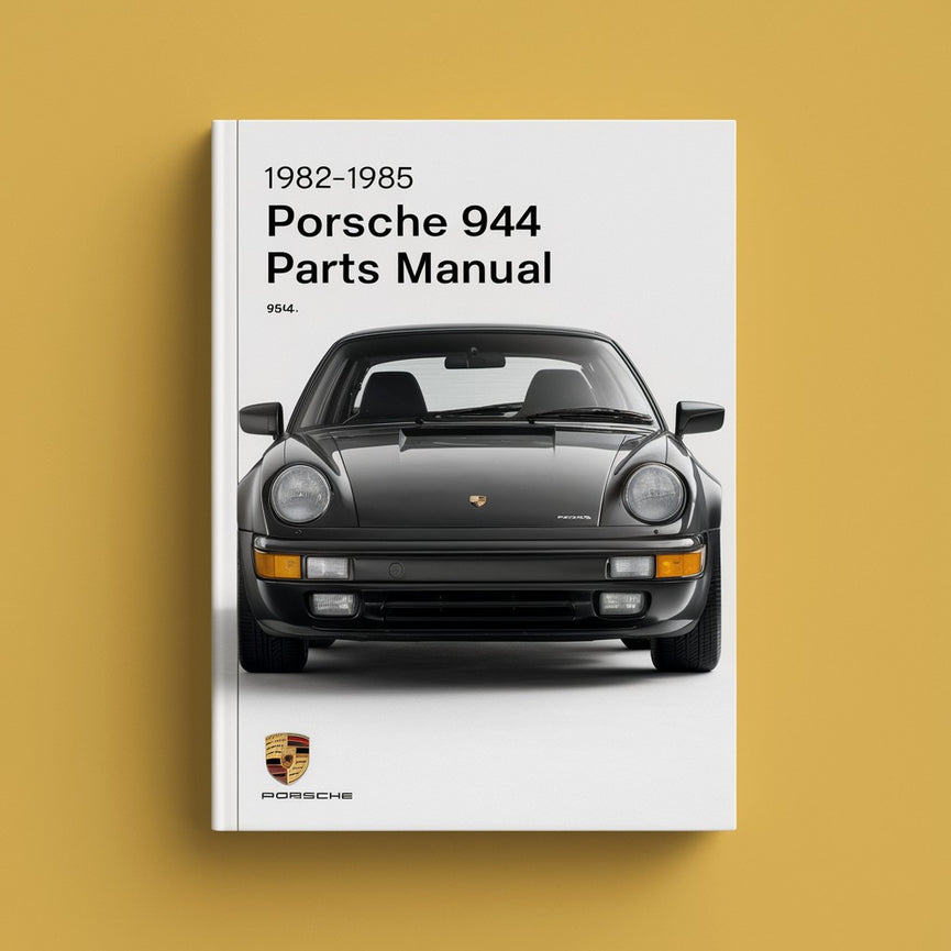 1982-1985 PORSCHE 944 Ersatzteilhandbuch PDF