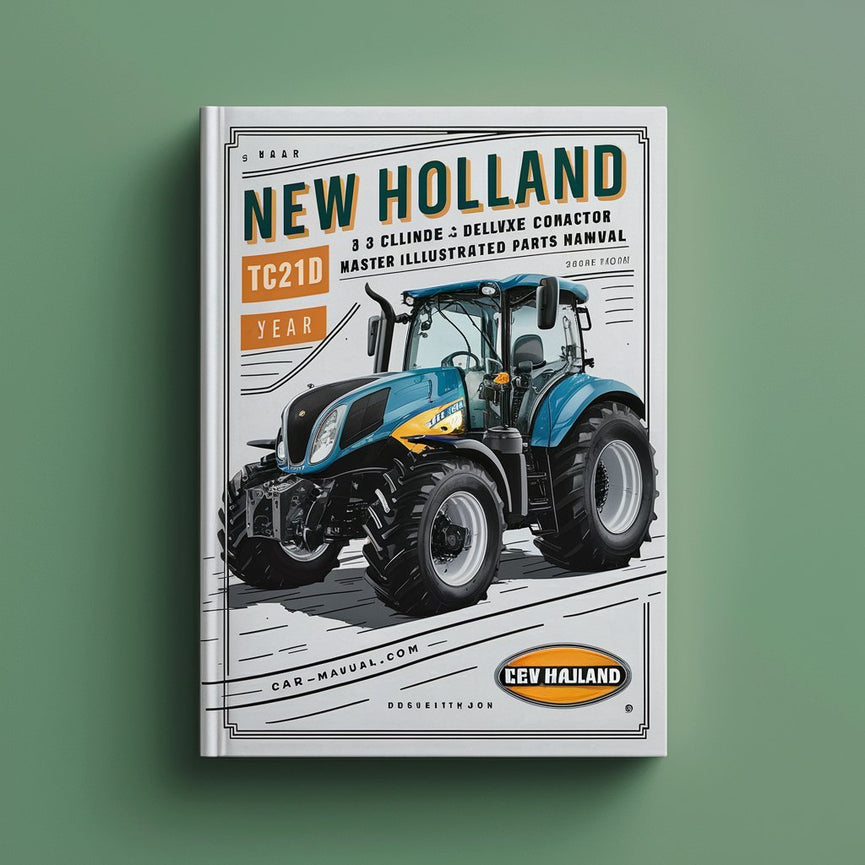 New Holland TC21D 3 CILINDROS DELUXE Tractor compacto Master Lista de piezas ilustrada Libro manual Descargar PDF