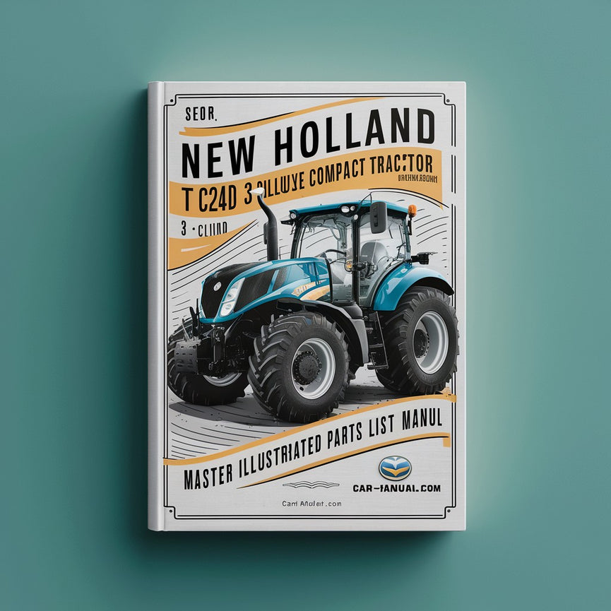 New Holland TC24D 3 CILINDRO DELUXE Tractor compacto Master Lista de piezas ilustrada Libro manual Descargar PDF