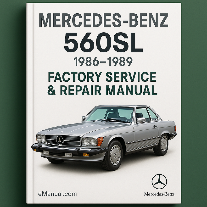Mercedes-Benz 560SL 1986-1989 Factory Service Repair Manual