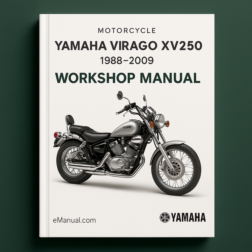Yamaha Virago XV250 Manual de taller 1988 1989 1990 1991 1992 1993 1994 1995 1996 1997 1998 1999 2000 2001 2002 2003 2004 2005 2006 2007 2008 2009 Descargar PDF