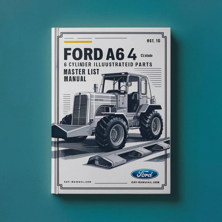 Ford A64 6 CILINDRO Cargador de ruedas Maestro ilustrado Lista de piezas Manual Libro Descargar PDF