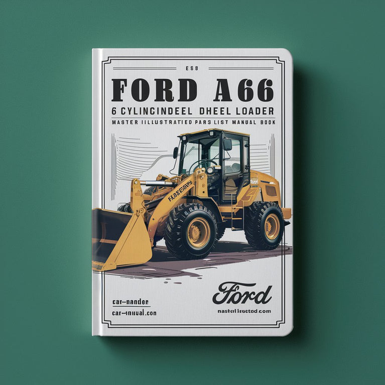 Ford A66 6 CILINDRO Cargador de ruedas Maestro ilustrado Lista de piezas Manual Libro Descargar PDF