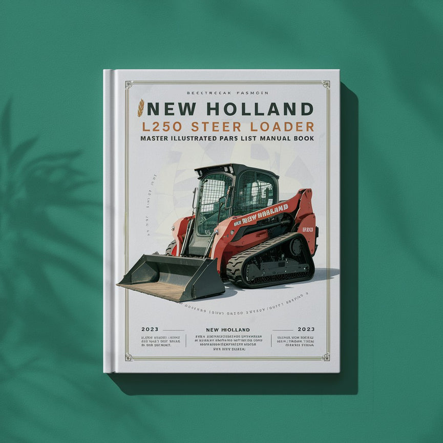 New Holland L250 SKID Steer Loader Master Libro ilustrado de lista de piezas