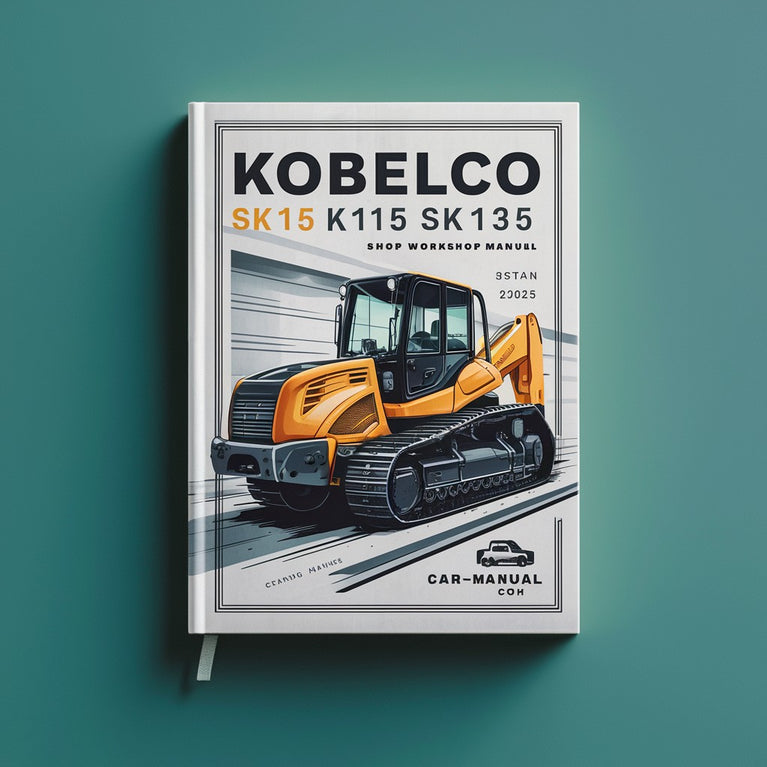 Manual de taller del taller de la excavadora de orugas KOBELCO SK115 SK135 Descargar PDF