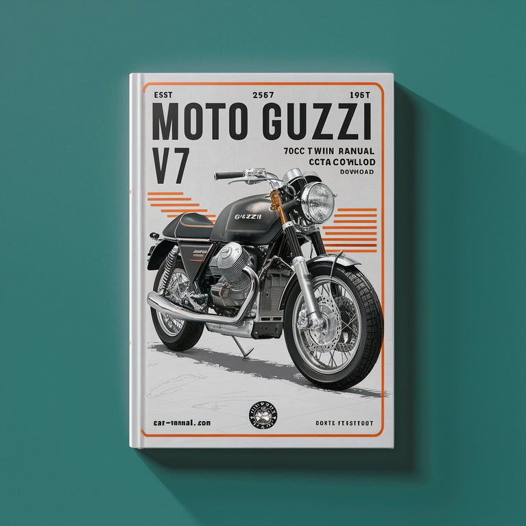 MOTO GUZZI 700CC V7 TWIN Manual de Piezas Catálogo Descargar 1967 PDF