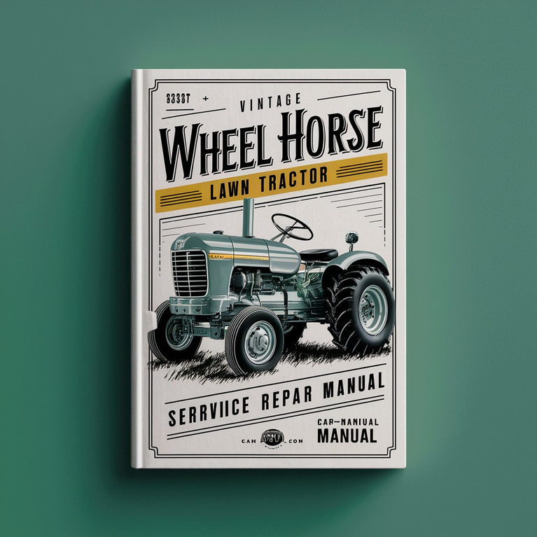 Vintage Wheel Horse lawn tractor Service Repair Manual