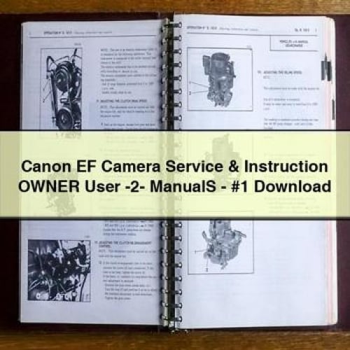 Canon EF Camera Service & Instruction Owner User -2- ManualS - #1 Download PDF