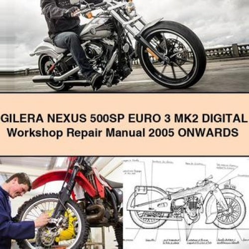 GILERA NEXUS 500SP EURO 3 MK2 Digital Workshop Repair Manual 2005 ONWARDS