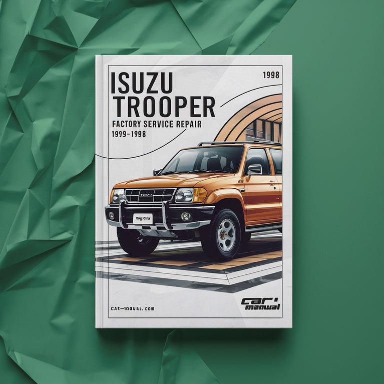 Manual de reparación de servicio de fábrica ISUZU TROOPER 1993-1998 Descargar PDF