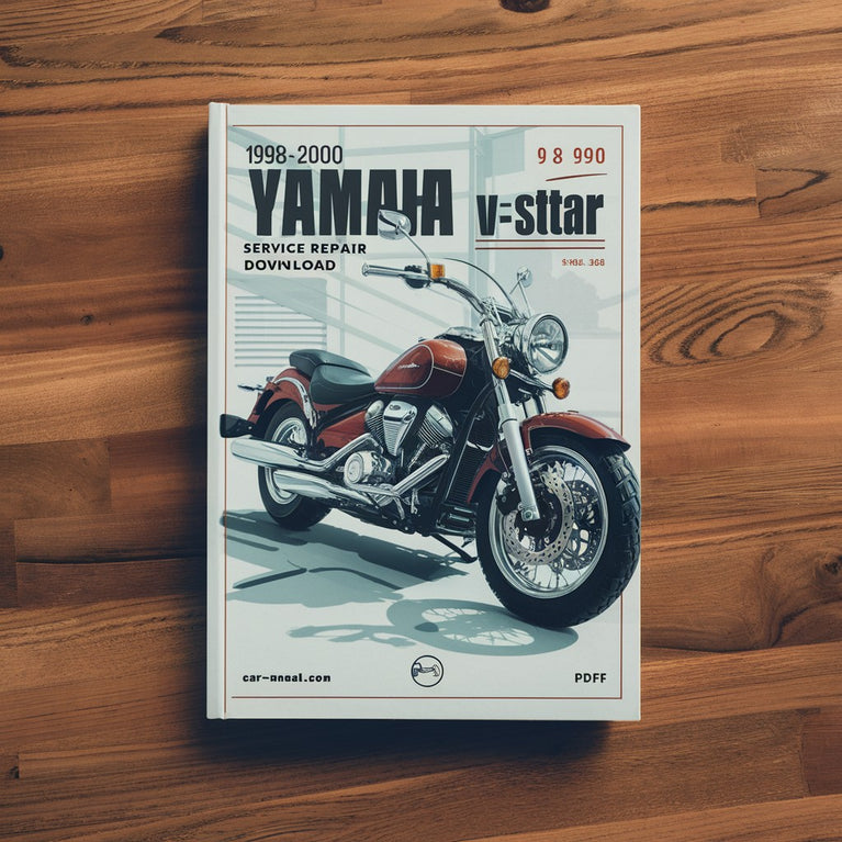 1998-2000 Yamaha XVS650 V-Star Manual de Servicio y Reparación ( 98 99 00 )