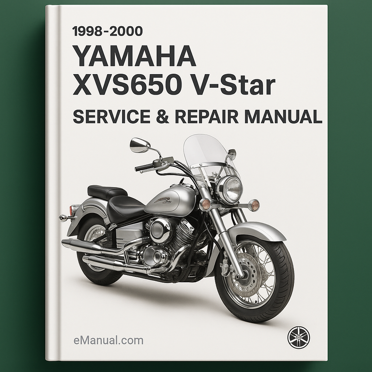 1998-2000 Yamaha XVS650 V-Star Manual de Servicio y Reparación ( 98 99 00 )