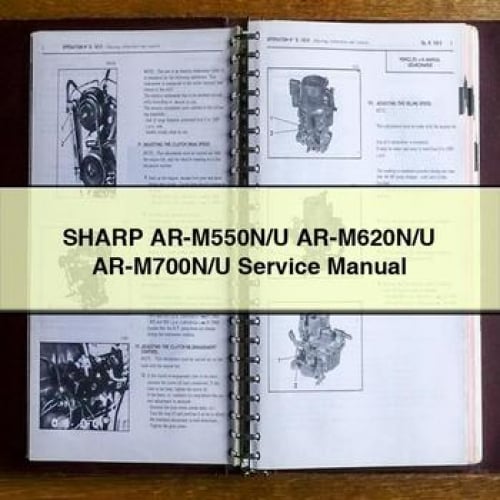 SHARP AR-M550N/U AR-M620N/U AR-M700N/U Service Manual PDF Download