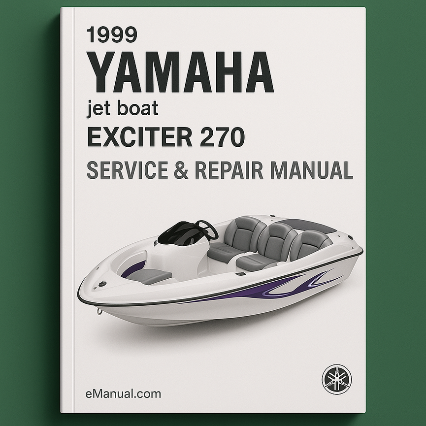 1999 Yamaha jet boat Service Repair Manual EXCITER 270