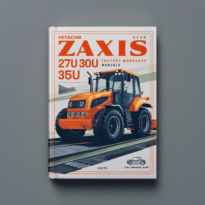 Manuales de taller de fábrica de excavadoras Hitachi Zaxis 27U 30U 35U Descargar PDF