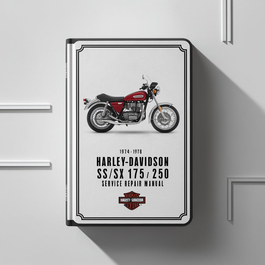1974-1978 Harley-Davidson SS/SX 175 250 Service Repair Manual
