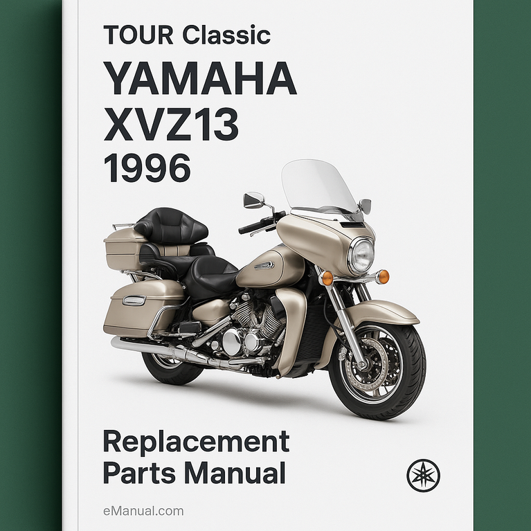 Yamaha XVZ13 TOUR Classic Replacement Parts Manual 1996