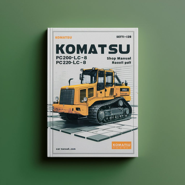 Laden Sie das Werkstatthandbuch für Komatsu PC200-8, PC200LC-8, PC220-8, PC220LC-8 als PDF herunter