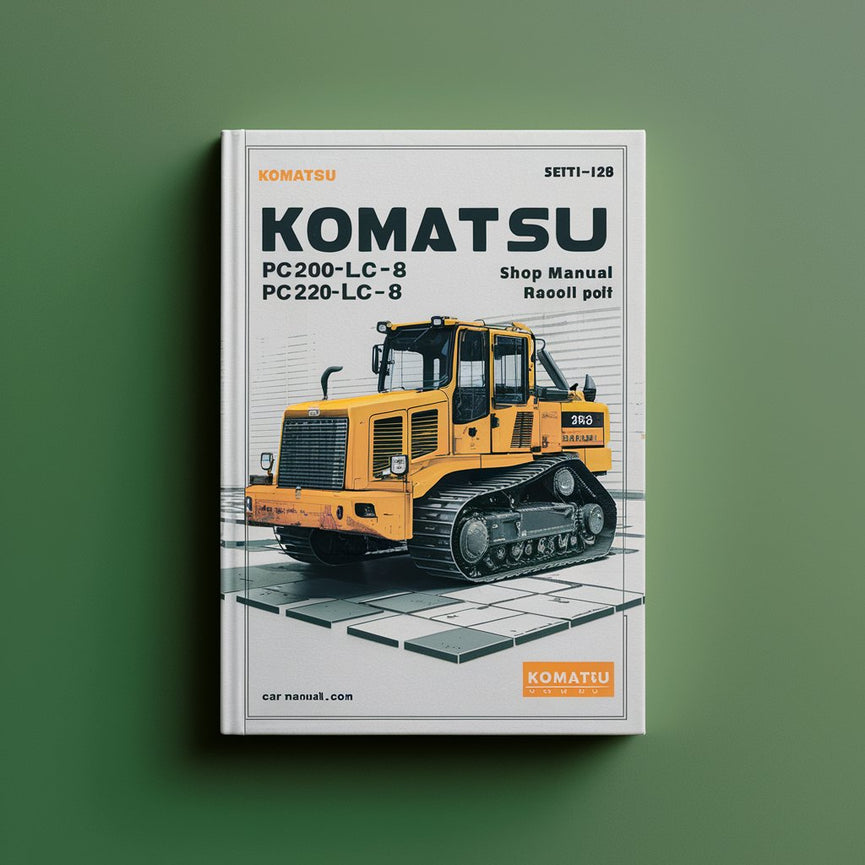 Laden Sie das Werkstatthandbuch für Komatsu PC200-8, PC200LC-8, PC220-8, PC220LC-8 als PDF herunter