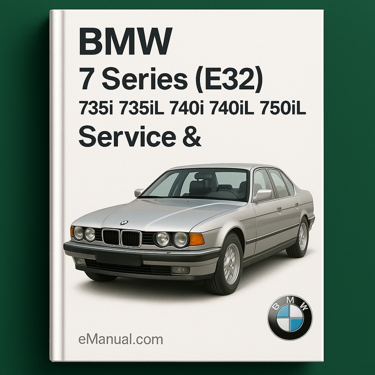 BMW 7 Series (E32) 735i 735iL 740i 740iL 750iL Service &