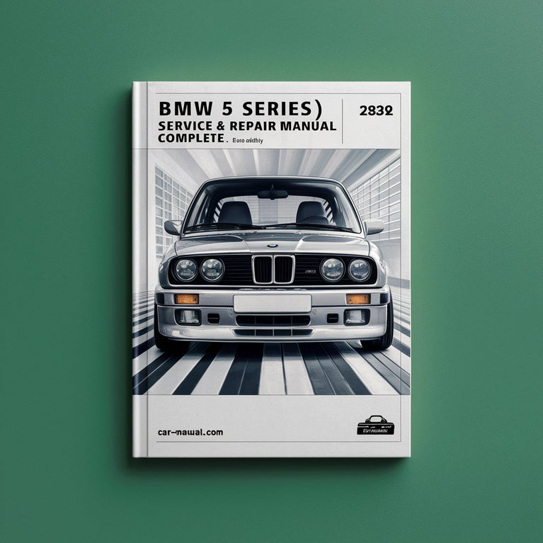 BMW 5 Series (E34) Service & Repair Manual Complete (English German)