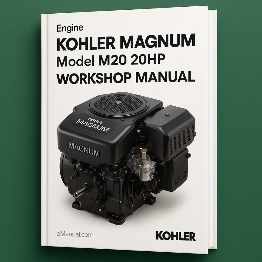Kohler MAGNUM Model M20 20HP Engine Workshop Manual