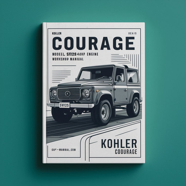 Manual de taller del motor Kohler COURAGE Modelo SV725 24HP Descargar PDF