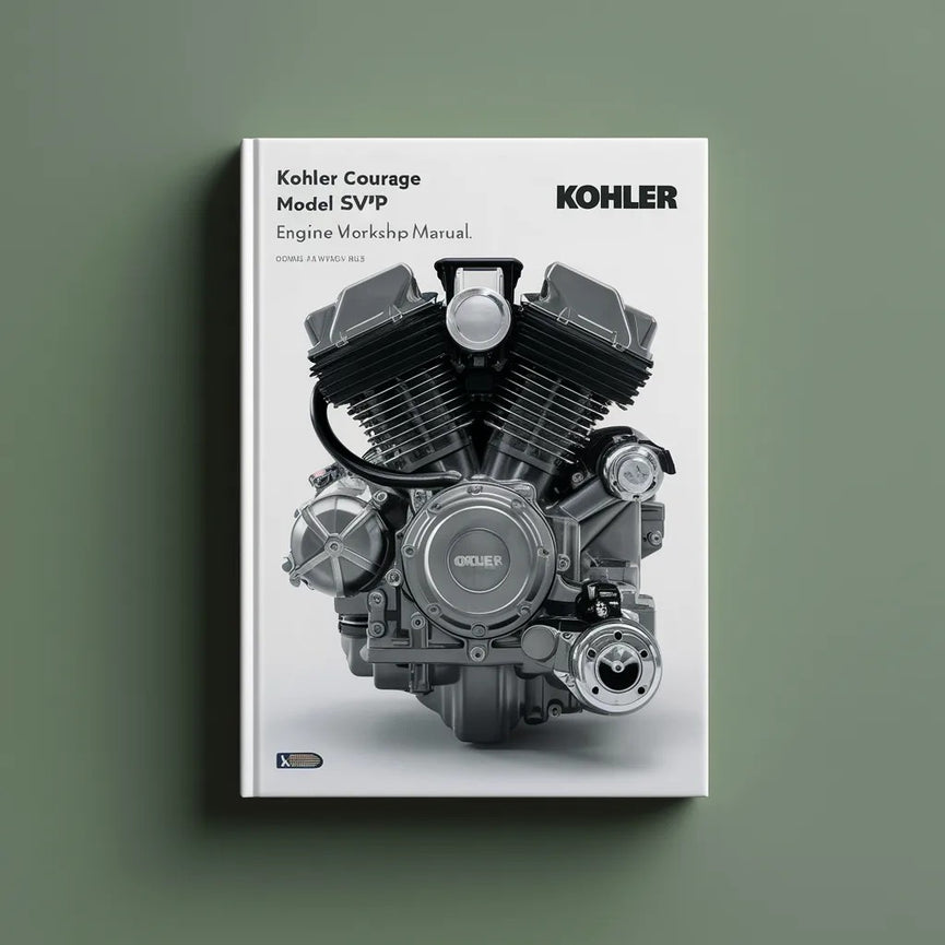 Manual de taller del motor Kohler COURAGE Modelo SV720 23HP Descargar PDF