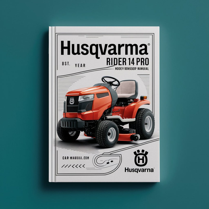 Husqvarna Rider 14 Pro Aufsitzmäher Werkstatthandbuch PDF-Download