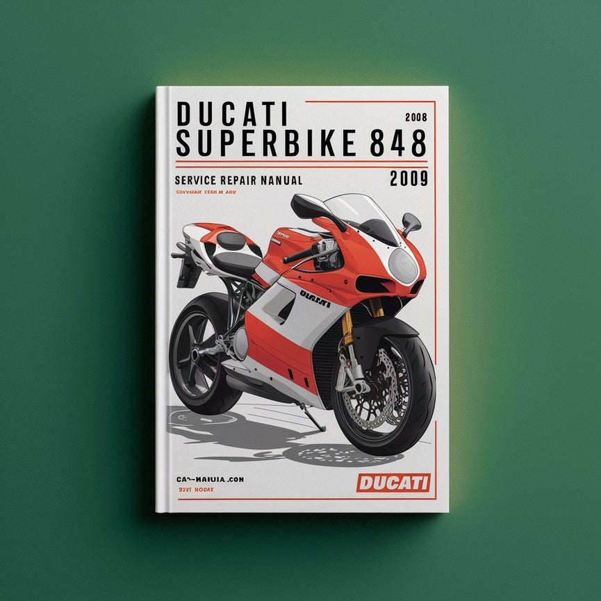 DUCATI SuperBIKE 848 Service Repair Manual 2008 2009