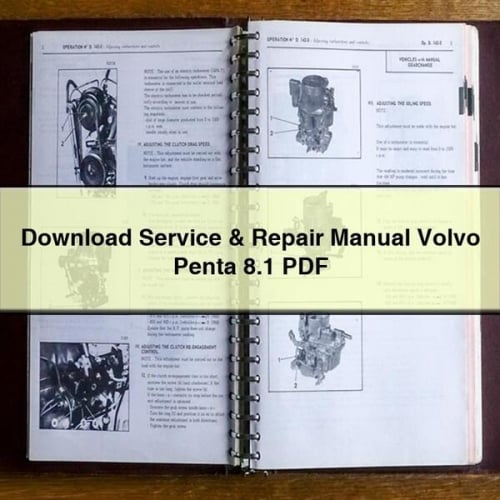 Wartungs- und Reparaturhandbuch Volvo Penta 8.1