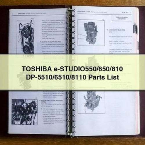 TOSHIBA e-STUDIO550/650/810 DP-5510/6510/8110 Parts List