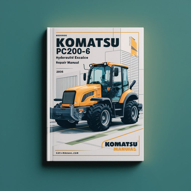 Komatsu PC200-6 Hydraulic Excavator Service Repair Manual