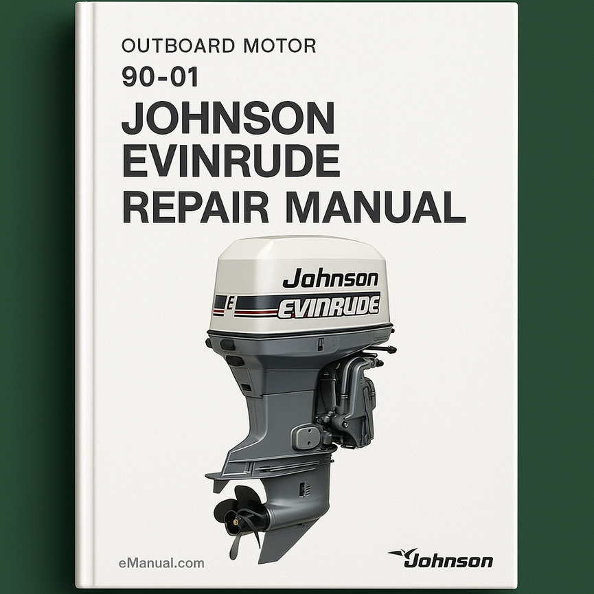 90-01 Johnson Evinrude Outboard Motor Repair Manual