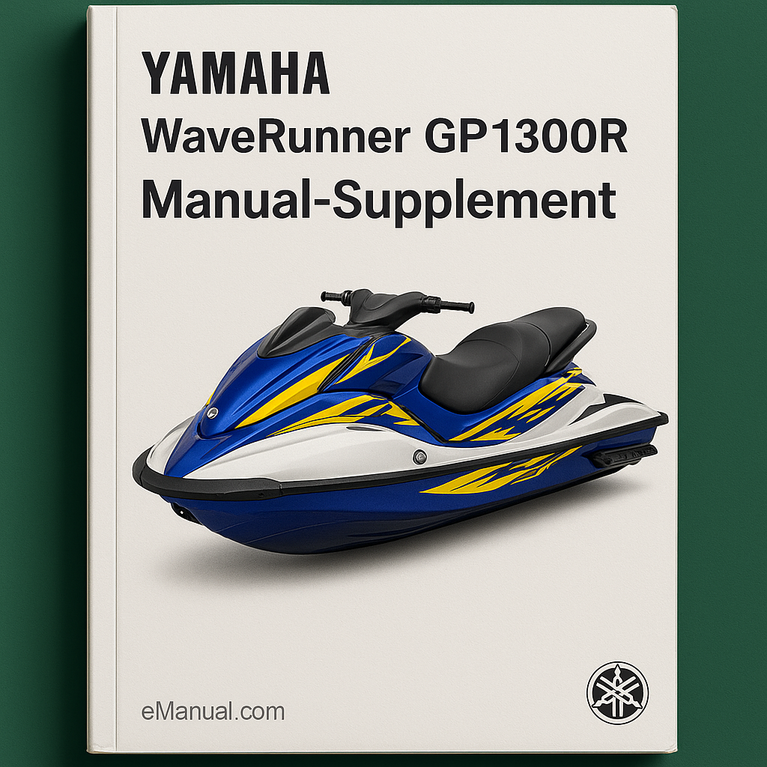 Yamaha WaveRunner GP1300R Manual-Supplement