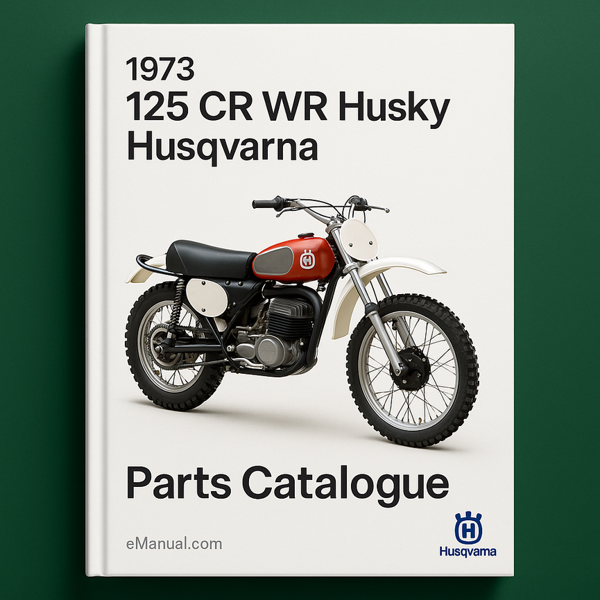 1973 125 CR WR Husqvarna Husky Parts Catalogue