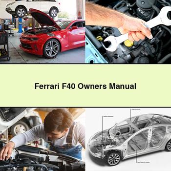 Manual del propietario del Ferrari F40 Descargar PDF