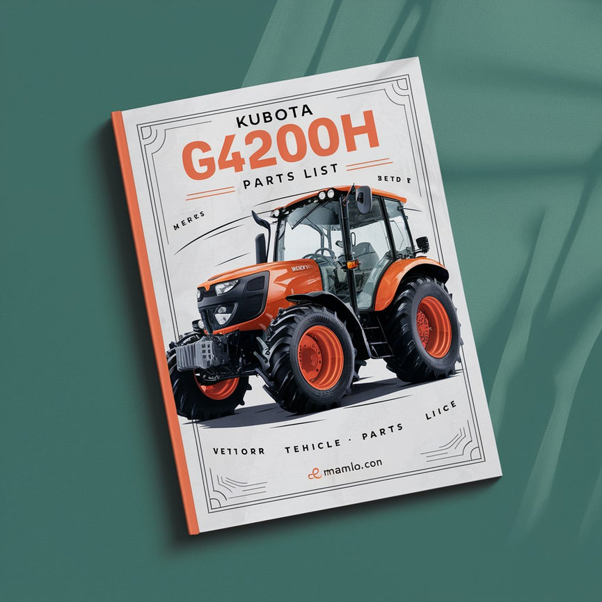 Kubota G4200H Tractors Parts List
