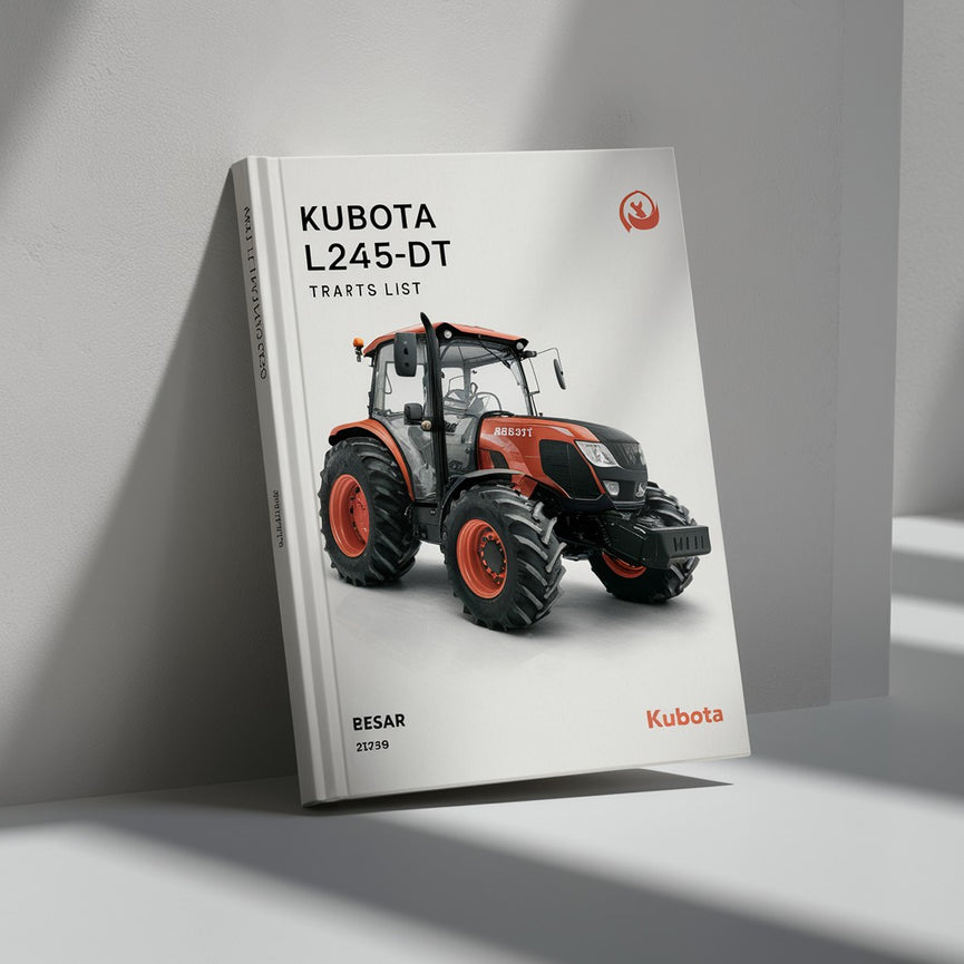 Kubota L245dt Tractors Parts List