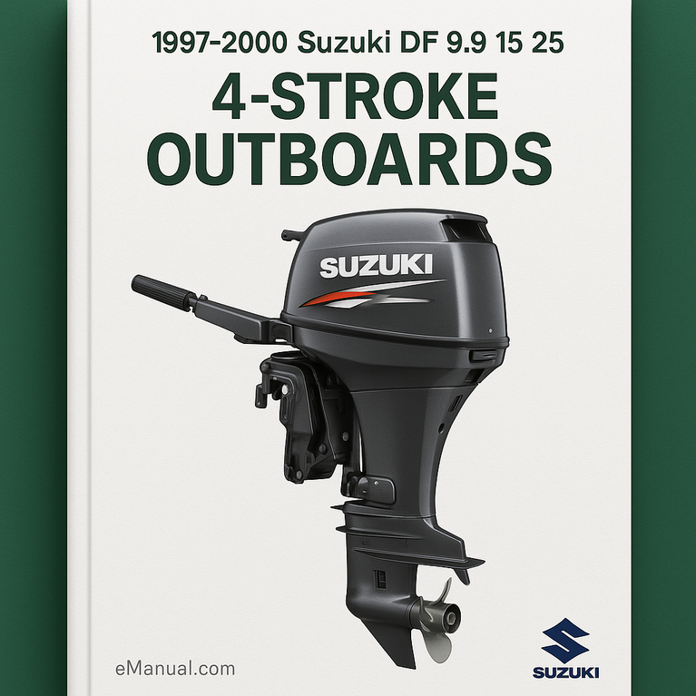 1997-2000 Suzuki DF 9.9 15 25 30 40 50 70 4-STROKE OUTBOARDS