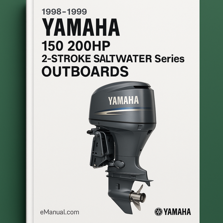 1998-1999 Yamaha 150 200HP 2-STROKE SALTWATER Series OUTBOARDS