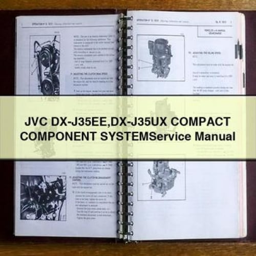 JVC DX-J35EE DX-J35UX Compact Component SystemService Manual PDF Download