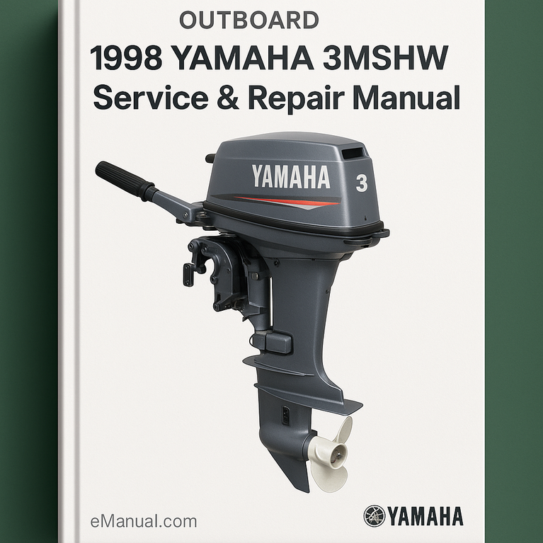 1998 Yamaha 3MSHW Outboard Service Repair maintenance Manual. Factory